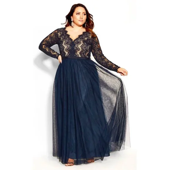f&f maxi dress Altar'd State | Virella Maxi Dress | NAVY | Material: Self 100% Rayon. Lining 100% Polyester